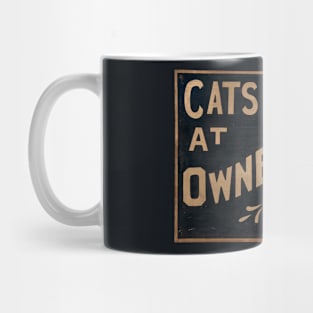 Cats Stored At Owners Risk Mug